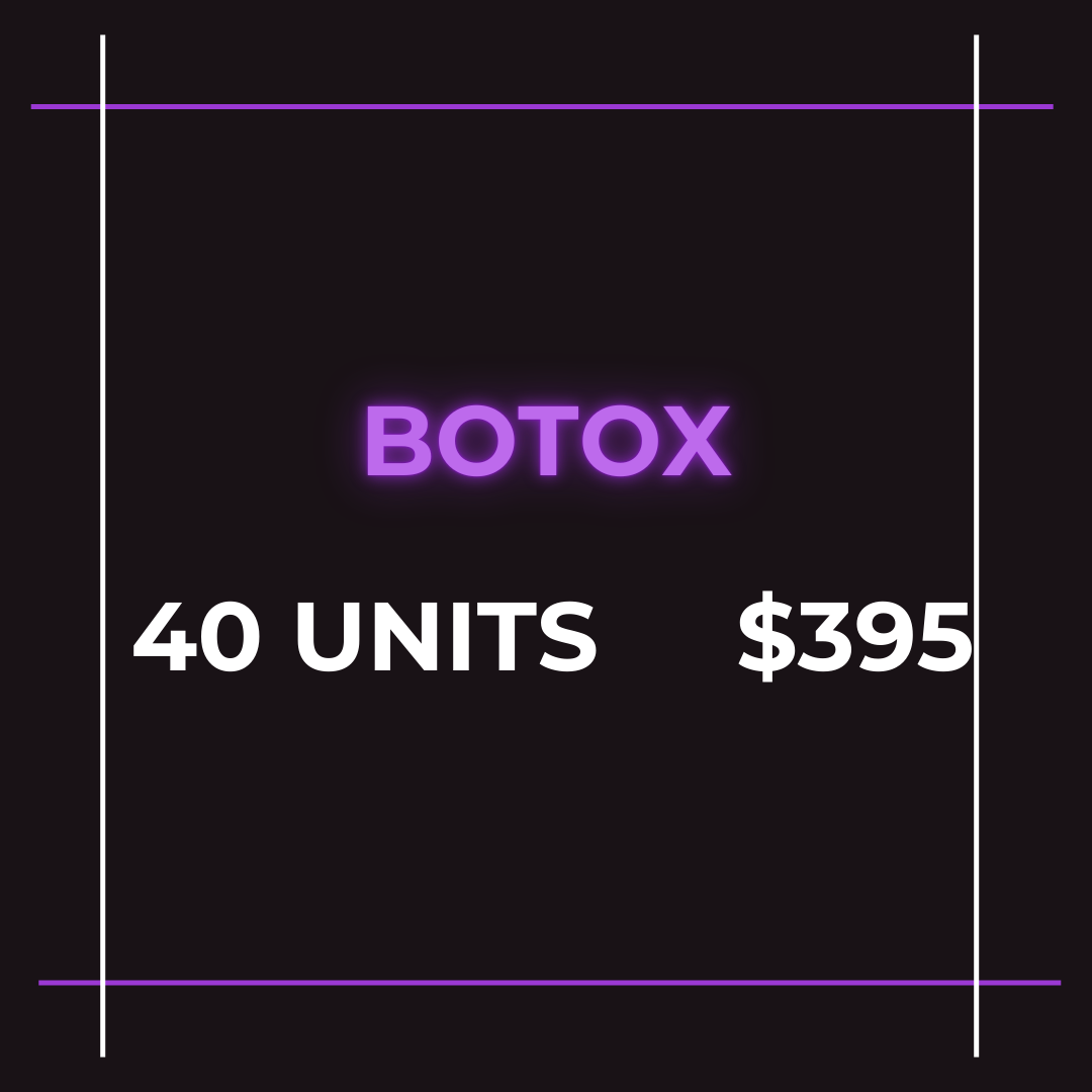 Black Friday- 40 units Botox